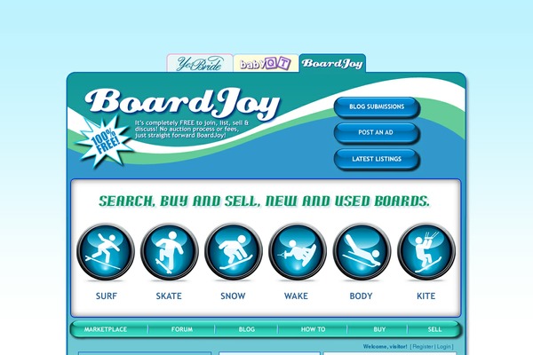 boardjoy theme websites examples