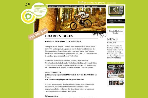 WordPress website example screenshot