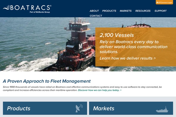 boatracs.com site used Metocean