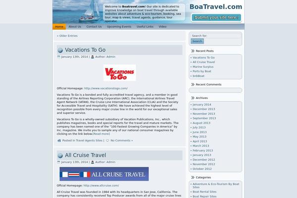 WordPress website example screenshot