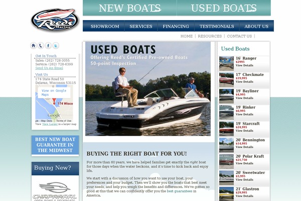 boatreeds.com site used Adhesive