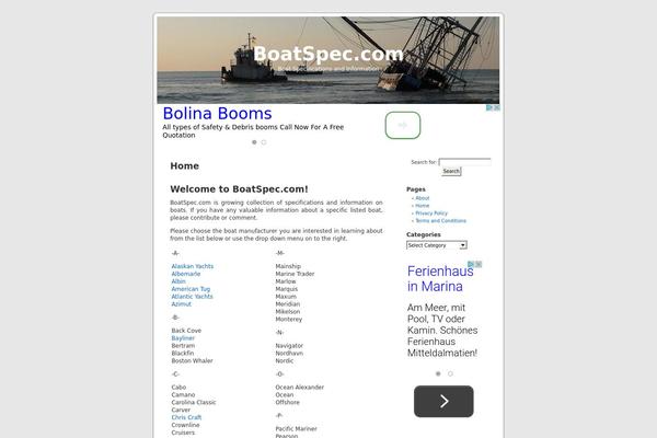 WordPress website example screenshot