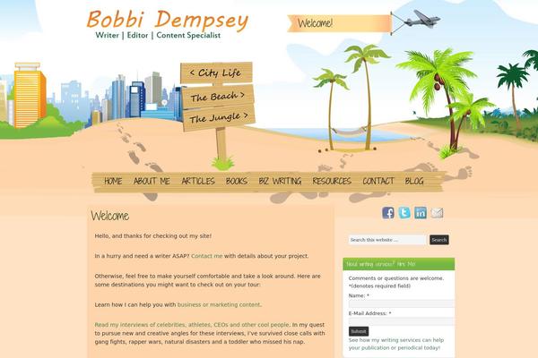 WordPress website example screenshot