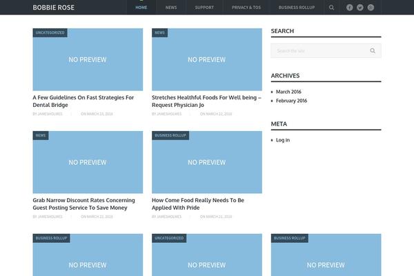 Decode theme site design template sample
