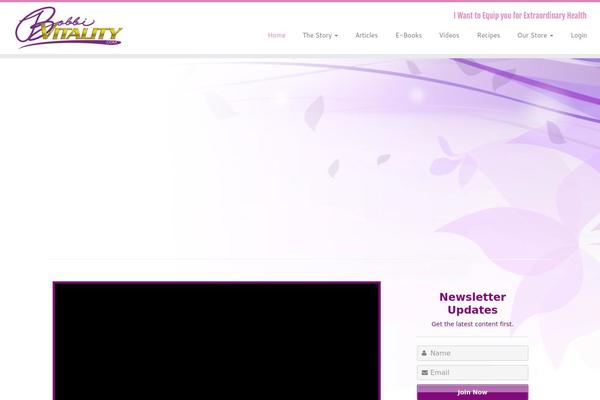 Customizr theme site design template sample