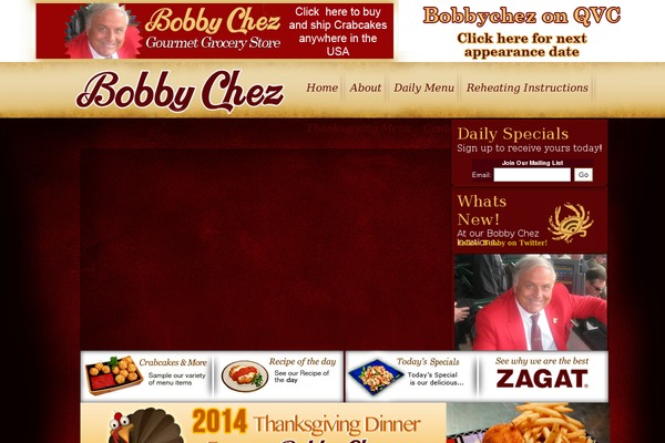 bobbychezcrabcakes.com site used Bobbychez