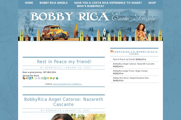 bobbyrica.com site used My-world