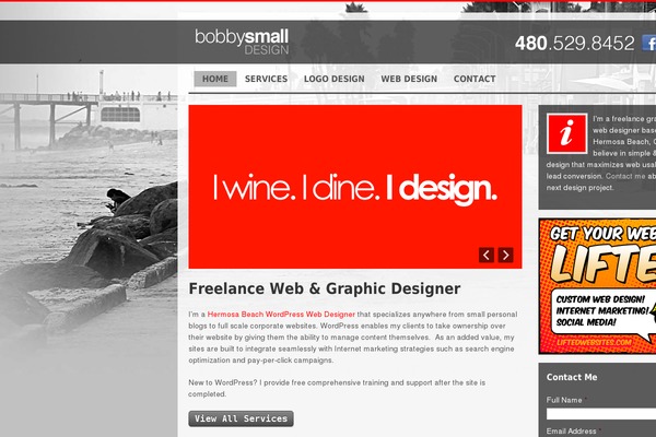 Canvas theme site design template sample