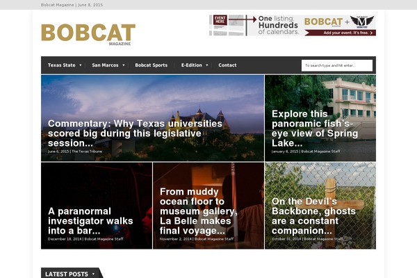 bobcatmagazine.com site used Extranews