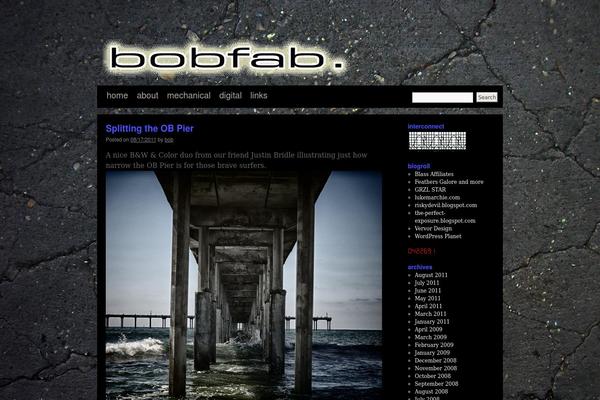bobfab.com site used Testtheme