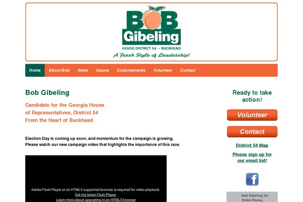 WordPress website example screenshot