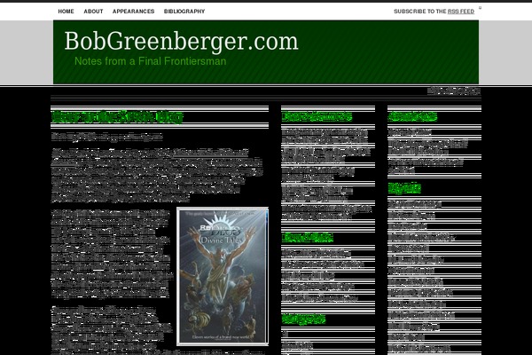 bobgreenberger.com site used Greenberger