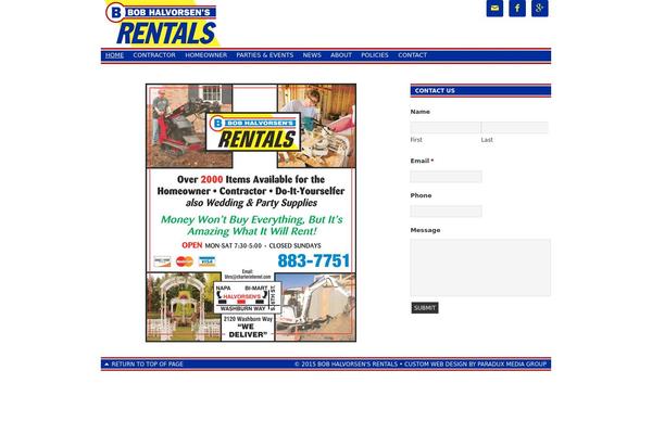 bobhalvorsensrentals.com site used Bobhalvorsen