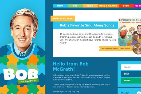 Bob theme site design template sample