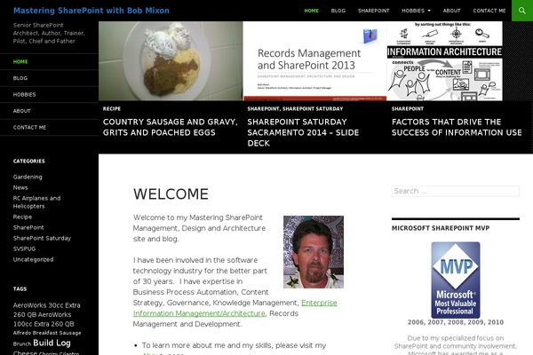 WordPress website example screenshot
