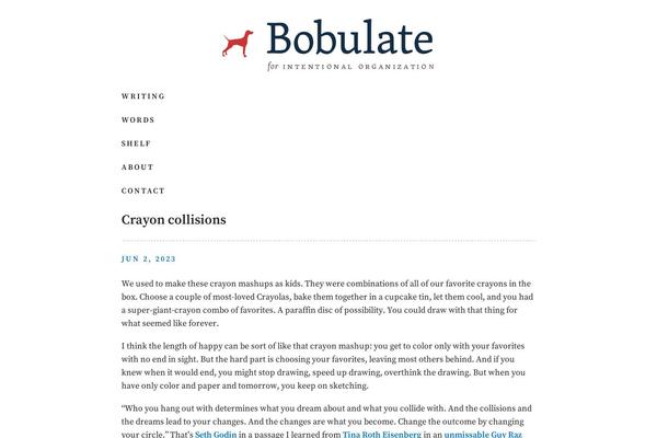 bobulate.com site used Resonar-wpcom