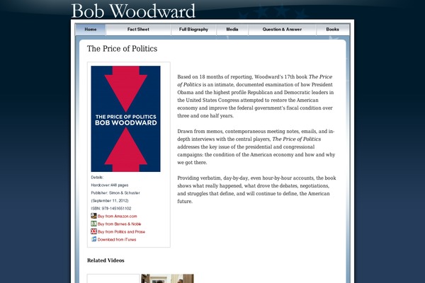 bobwoodward.com site used Thesis-15b-r5
