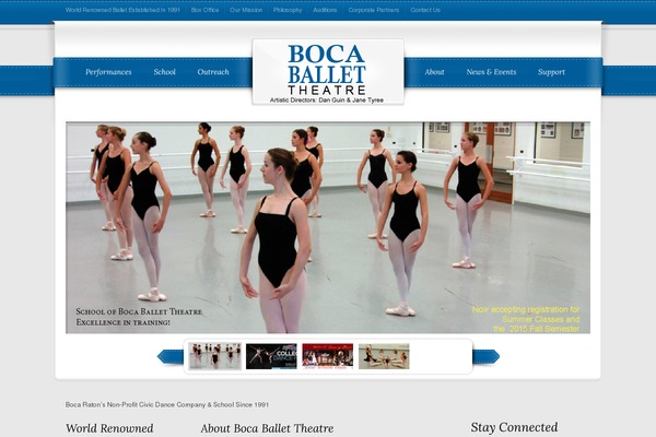 bocaballet.org site used Bocaballet