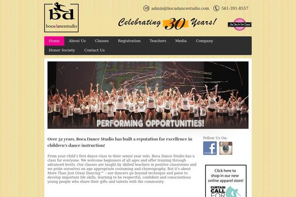 Twenty Twelve theme site design template sample