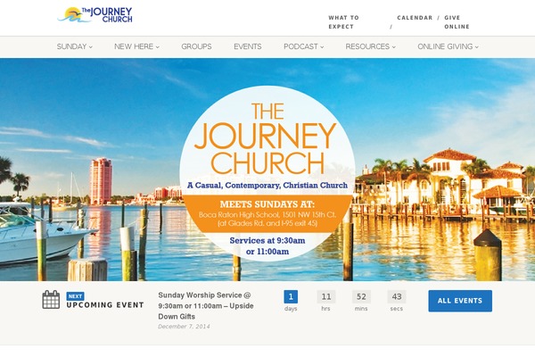 NativeChurch theme site design template sample