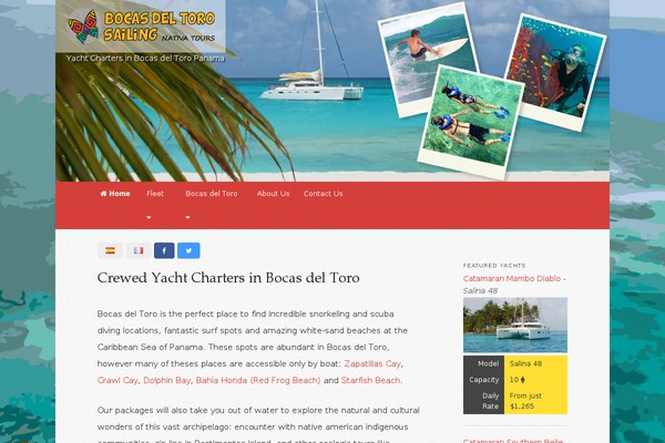 bocasdeltorosailing.com site used Nativa