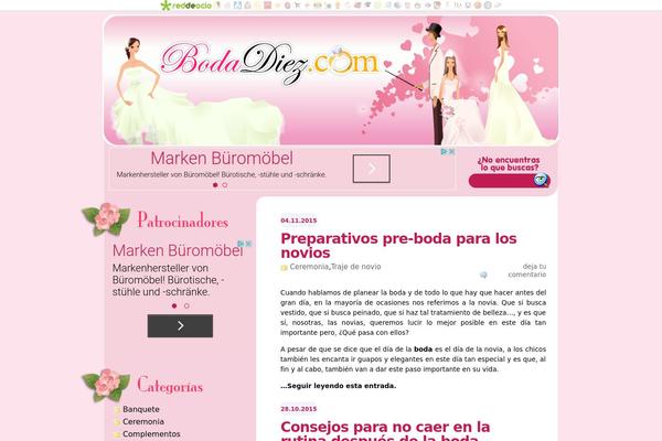 bodadiez.com site used Bodadiez