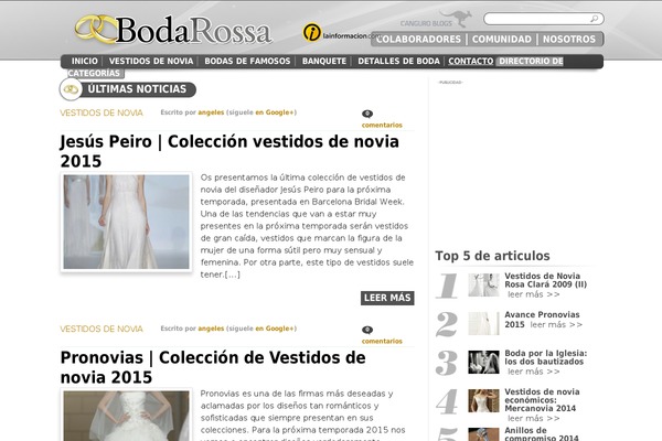bodarossa.com site used Canguro