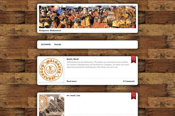 Panels theme site design template sample