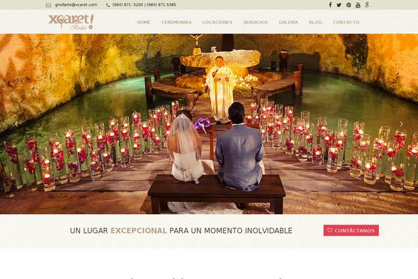 Wedding-wp theme site design template sample
