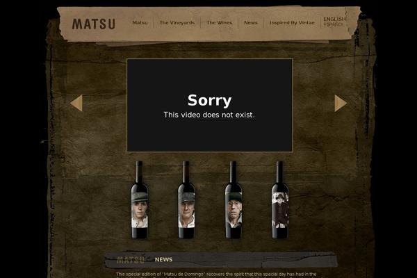 bodegamatsu.com site used Matsu