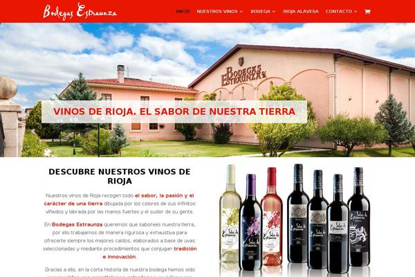 bodegasestraunza.com site used Estraunza