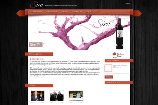 bodegassire.com site used Sire