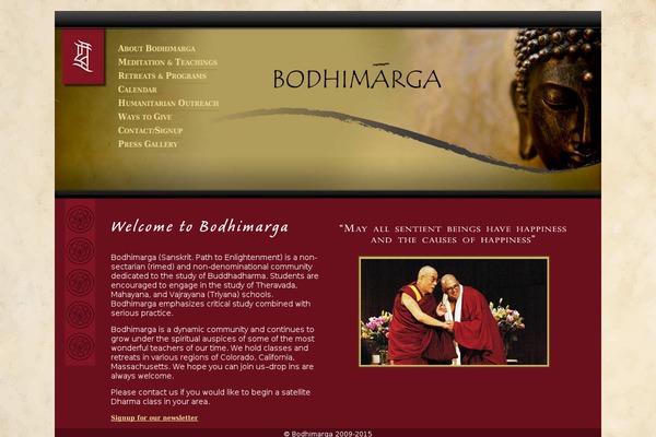 bodhimarga.org site used Bodhimarga