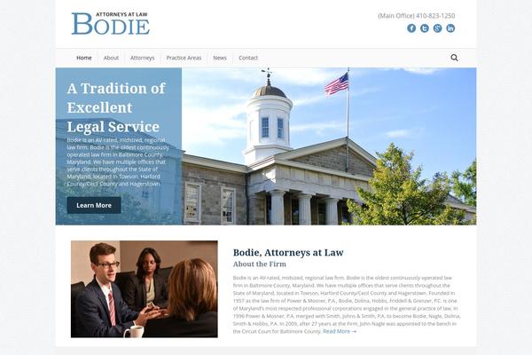 bodie-law.com site used Bodie
