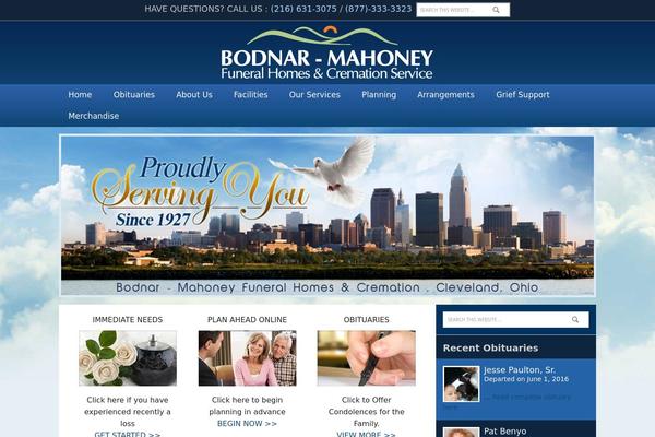 WordPress website example screenshot