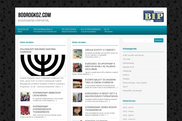 bodrogkoz.com site used Bodrogkozcom