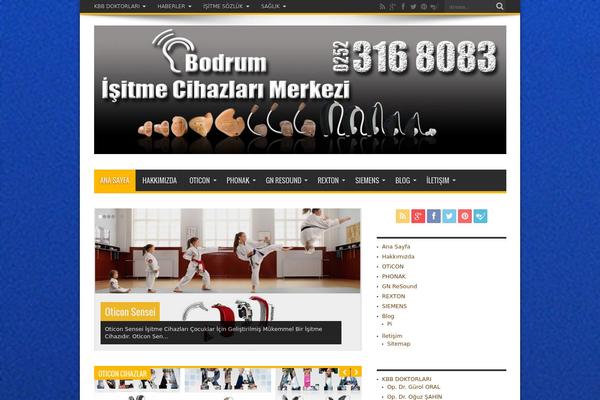 Jarida theme site design template sample