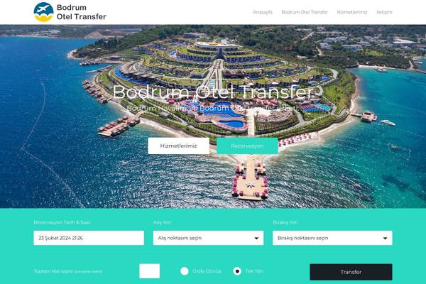 Transfers theme site design template sample