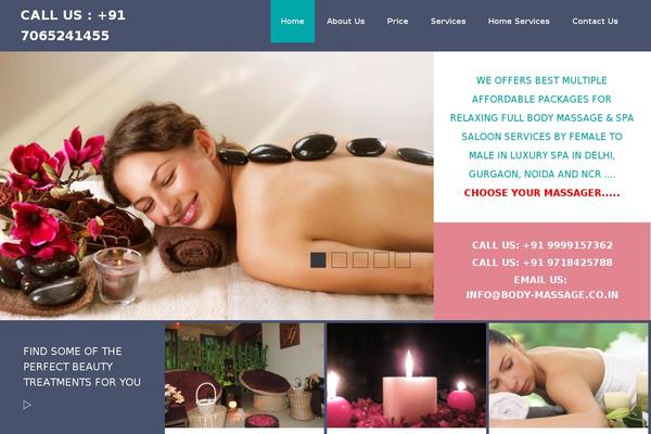 body-massage.co.in site used Thebeautysalon-two