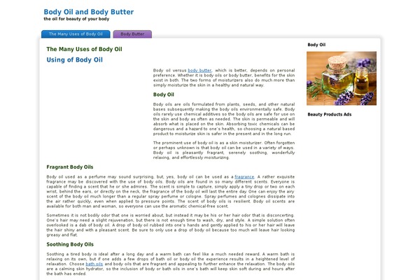 body-oil.org site used Bodyoil