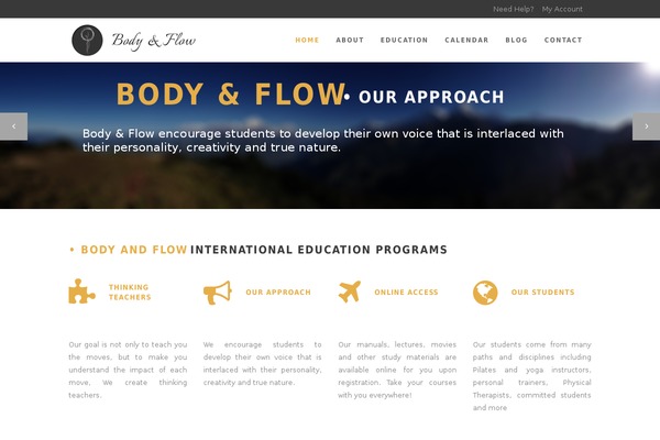 bodyandflow.com site used Bodyandflow