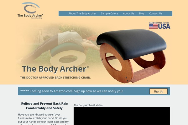 bodyarcher.com site used Bodyarcher