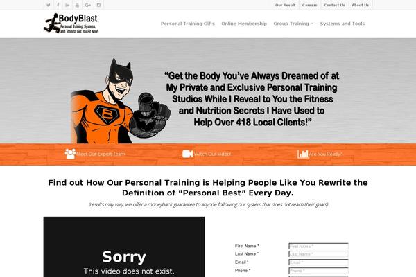WordPress website example screenshot