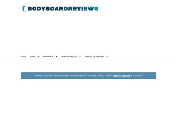 bodyboardreviews.com site used Storefront Child