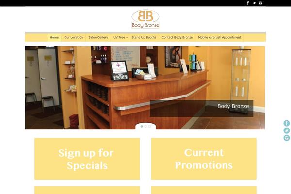 WordPress website example screenshot