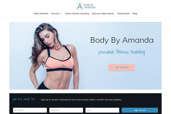 Divi theme site design template sample