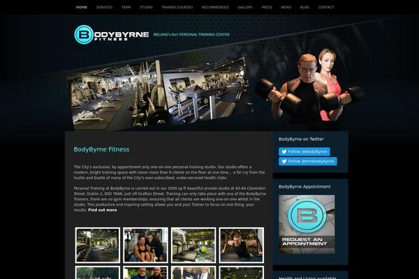 bodybyrne.ie site used Bodybyrne