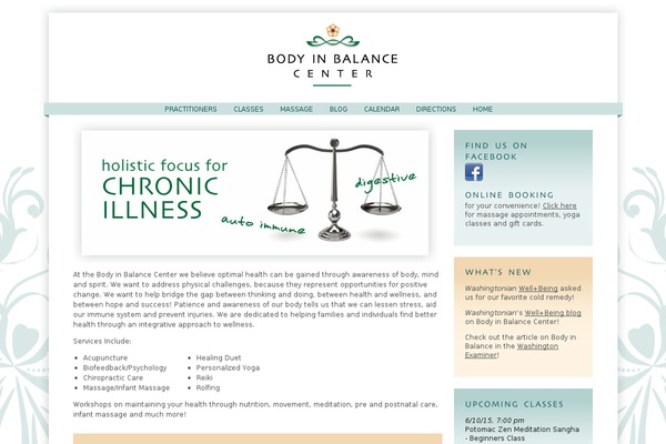 bodyinbalancecenter.com site used Body-in-balance-theme