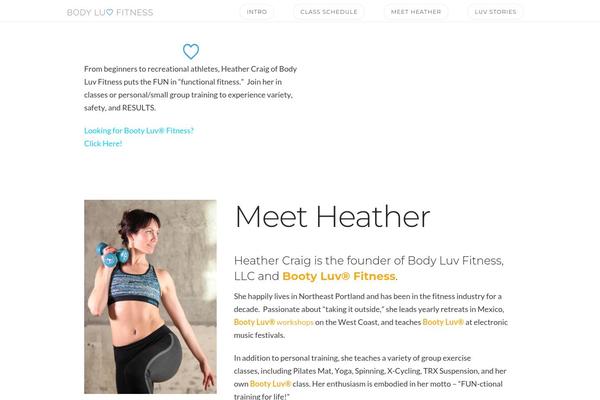 WordPress website example screenshot