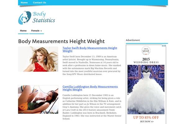 WordPress website example screenshot